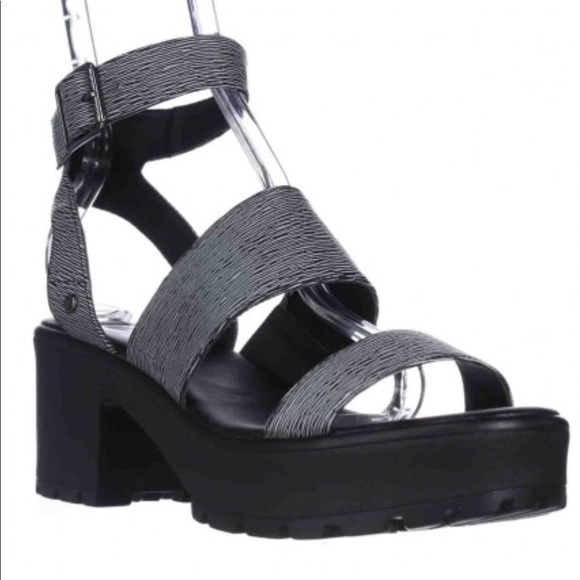 G by Guess Shoes - NWOT G by guess ankle strap black lug platform
